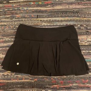 Black tennis skirt